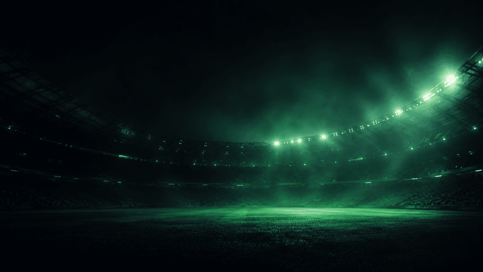 Dark football stadium